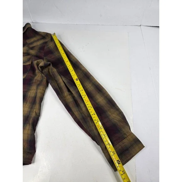 Roper Mens XXL Plaid Western Shirt Long‎ Sleeve Pearl Snap Front Cowboy Casual - Picture 10 of 13